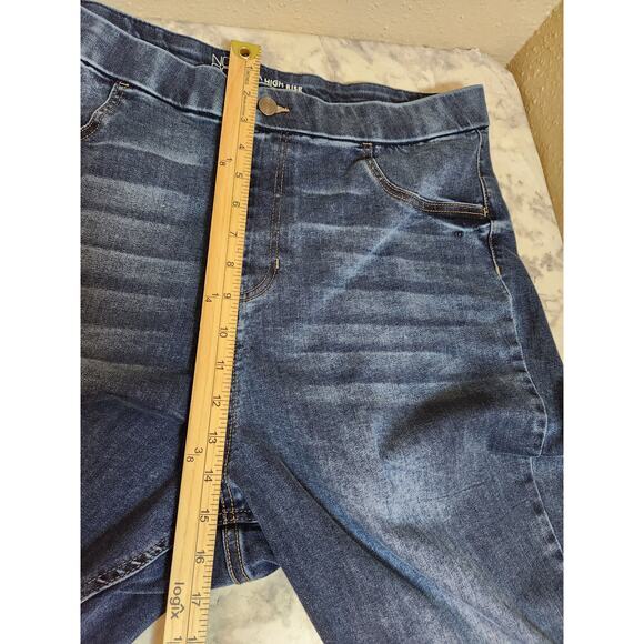 No Boundaries Juniors Plus Blue Pull On Super High Rise Skinny Jeans Size XXXL‎ - Picture 6 of 7